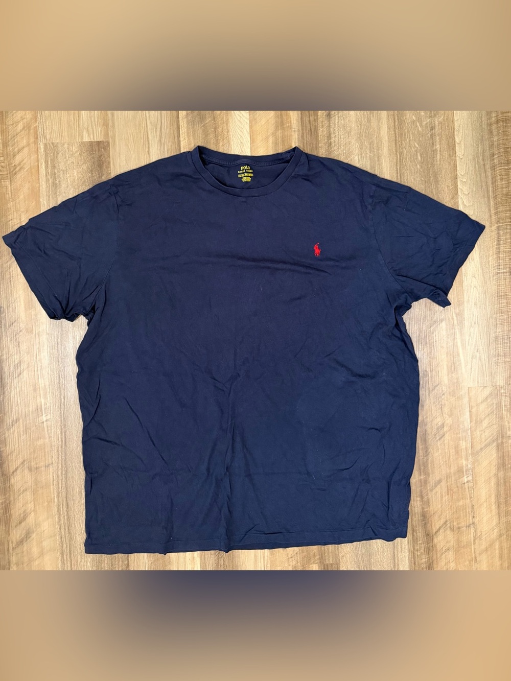 Polo by Ralph Lauren Navy Short Sleeve Crew Tee with Red Pony